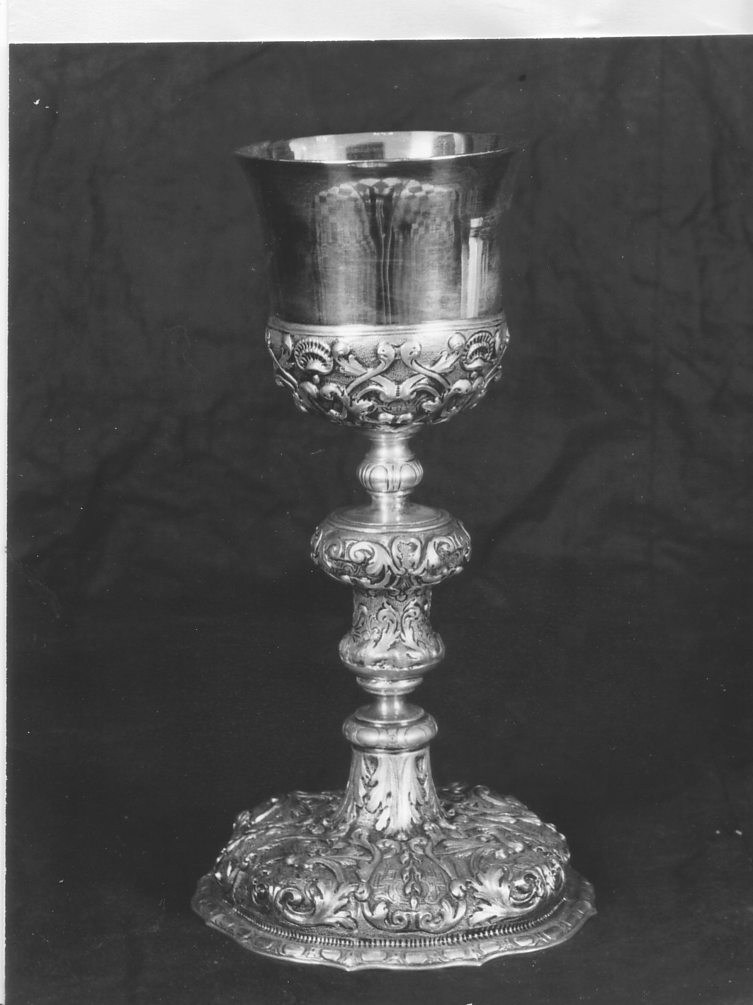 motivi decorativi vegetali (calice, opera isolata) - bottega ligure (?) (metà sec. XIX)