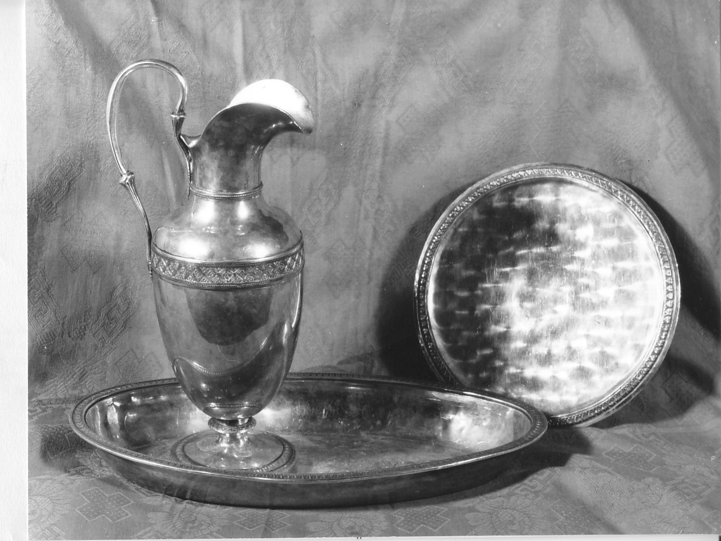 motivo decorativo (brocca, opera isolata) - bottega ligure (sec. XIX)