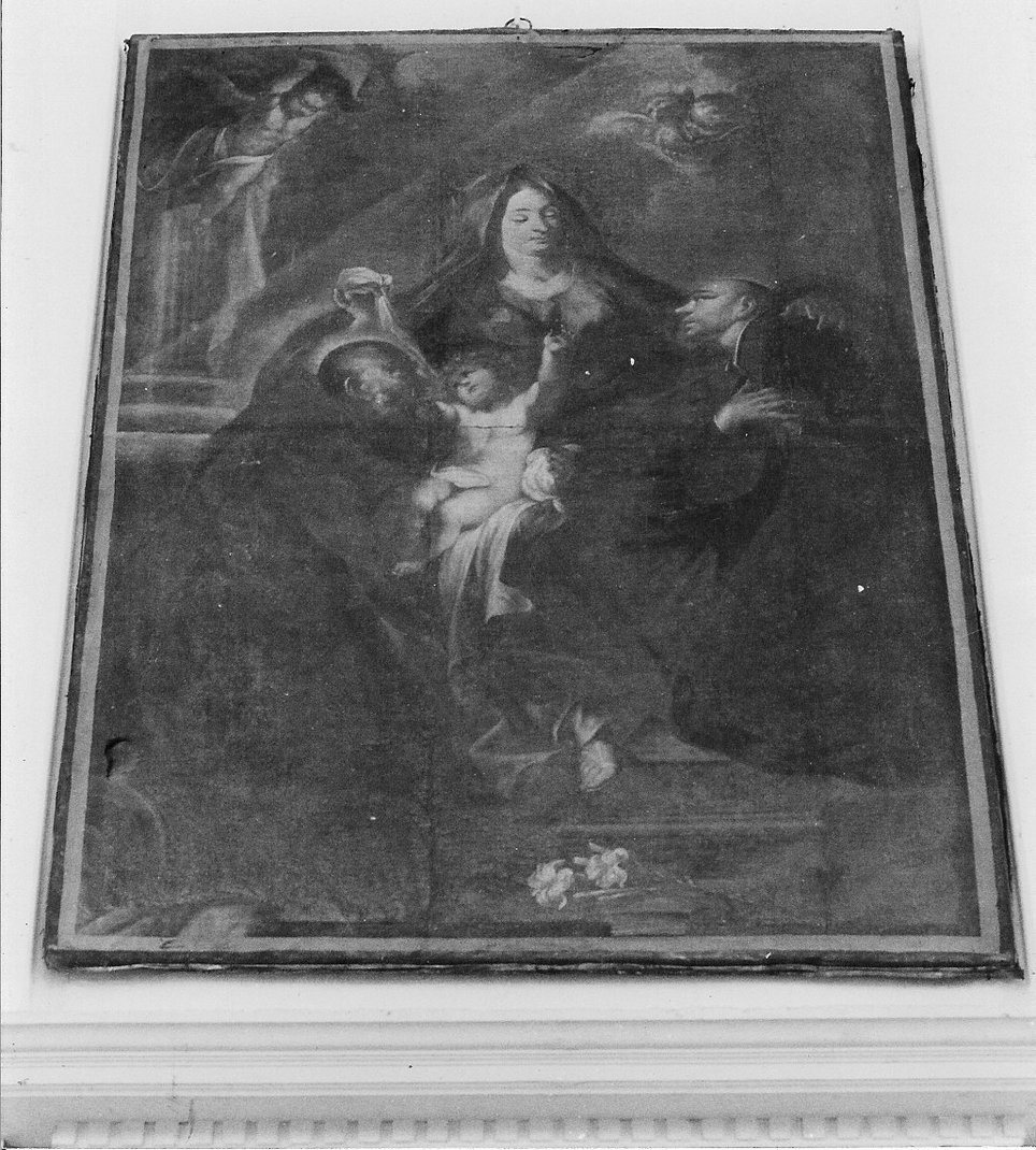 Madonna con Bambino e Santi (dipinto, opera isolata) - ambito italiano (prima metà sec. XVIII)