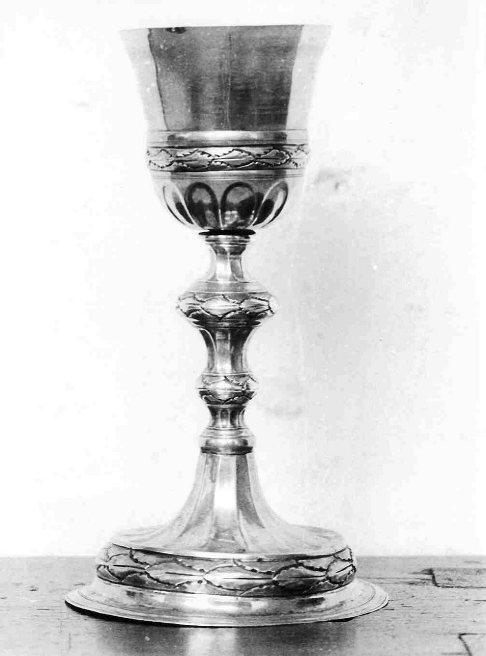 calice, opera isolata - bottega genovese (fine/inizio secc. XVIII/ XIX)