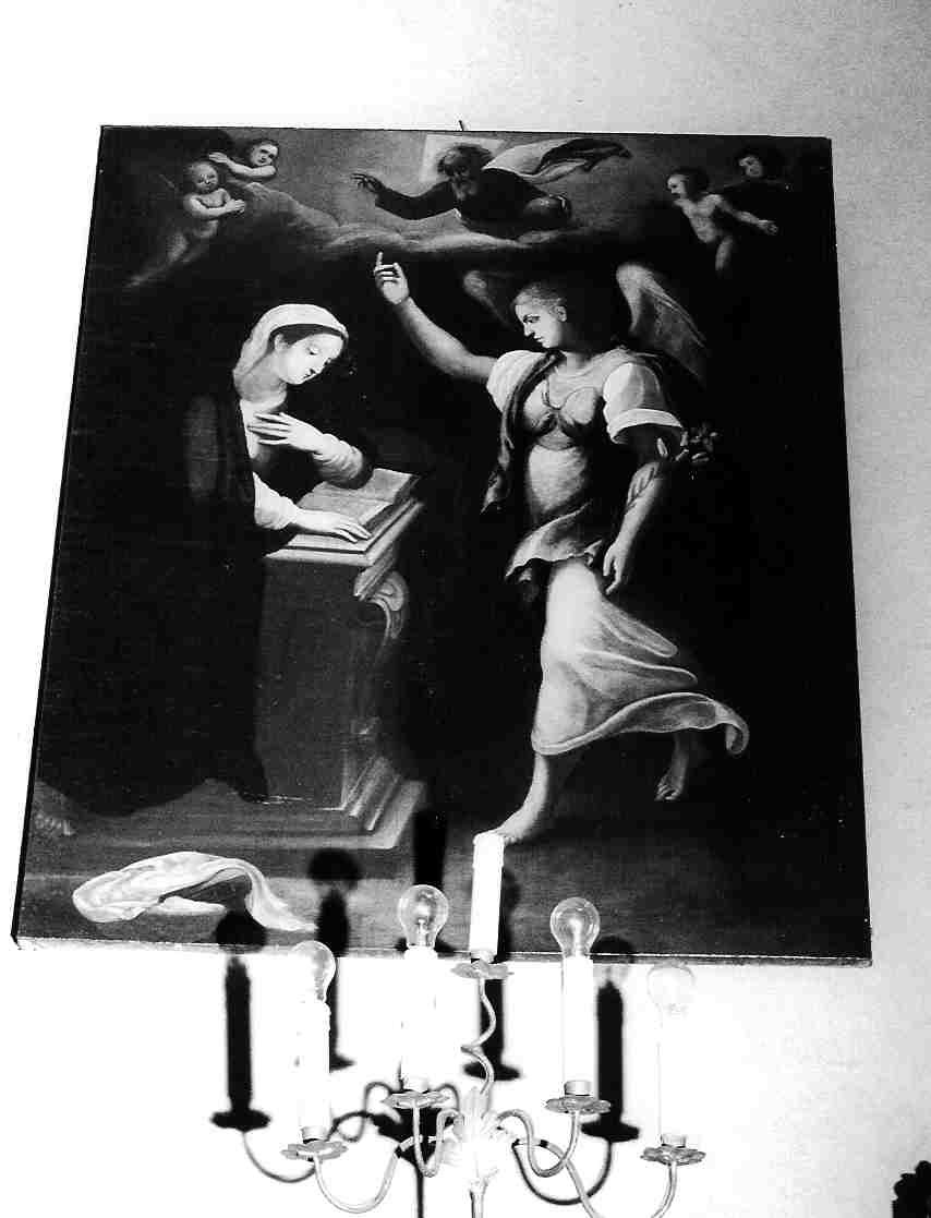 Annunciazione (dipinto, pendant) - ambito ligure (inizio sec. XVII)
