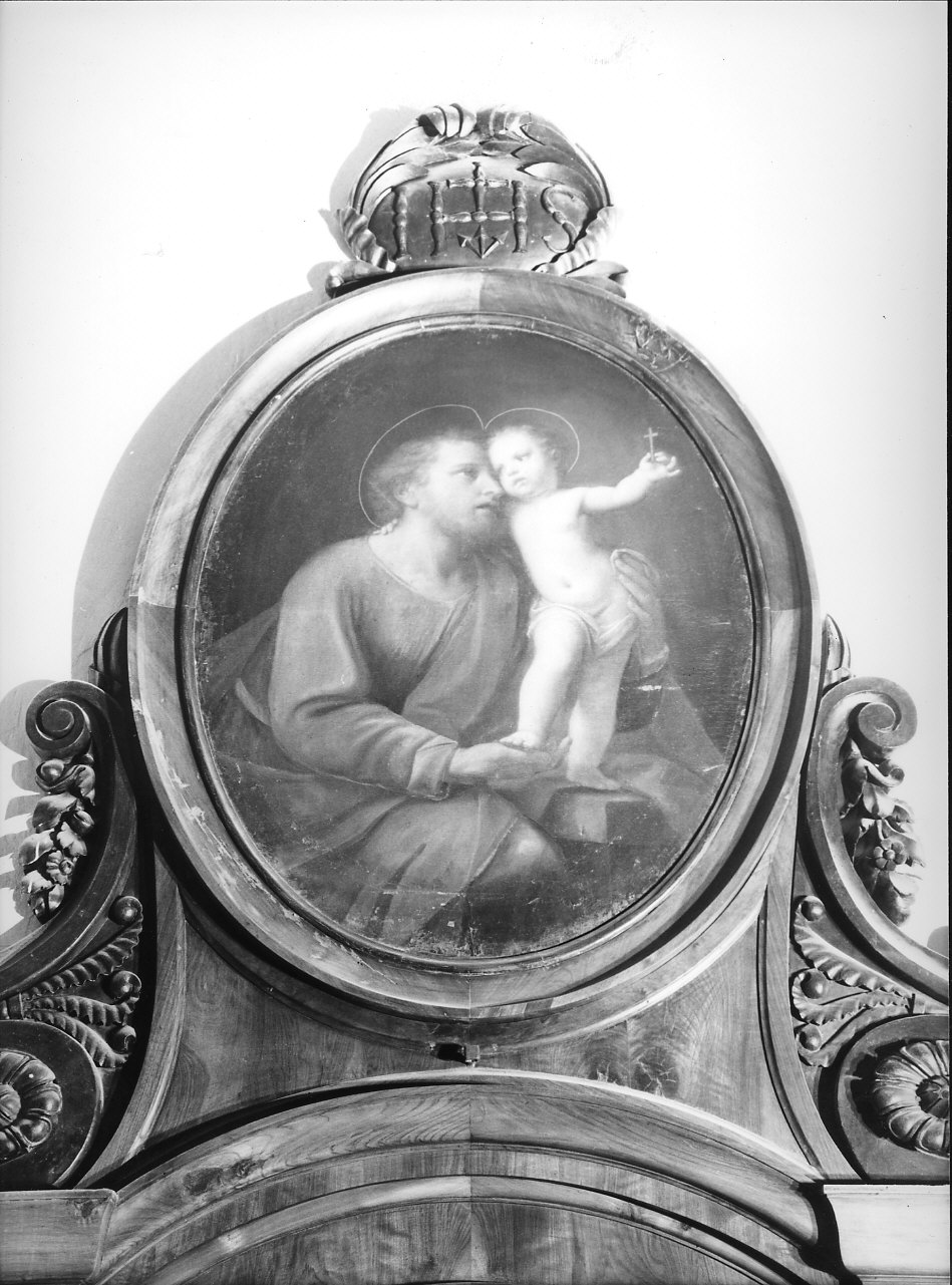 San Giuseppe e Gesù Bambino (dipinto, opera isolata) di Franceschini Marcantonio (inizio sec. XVIII)