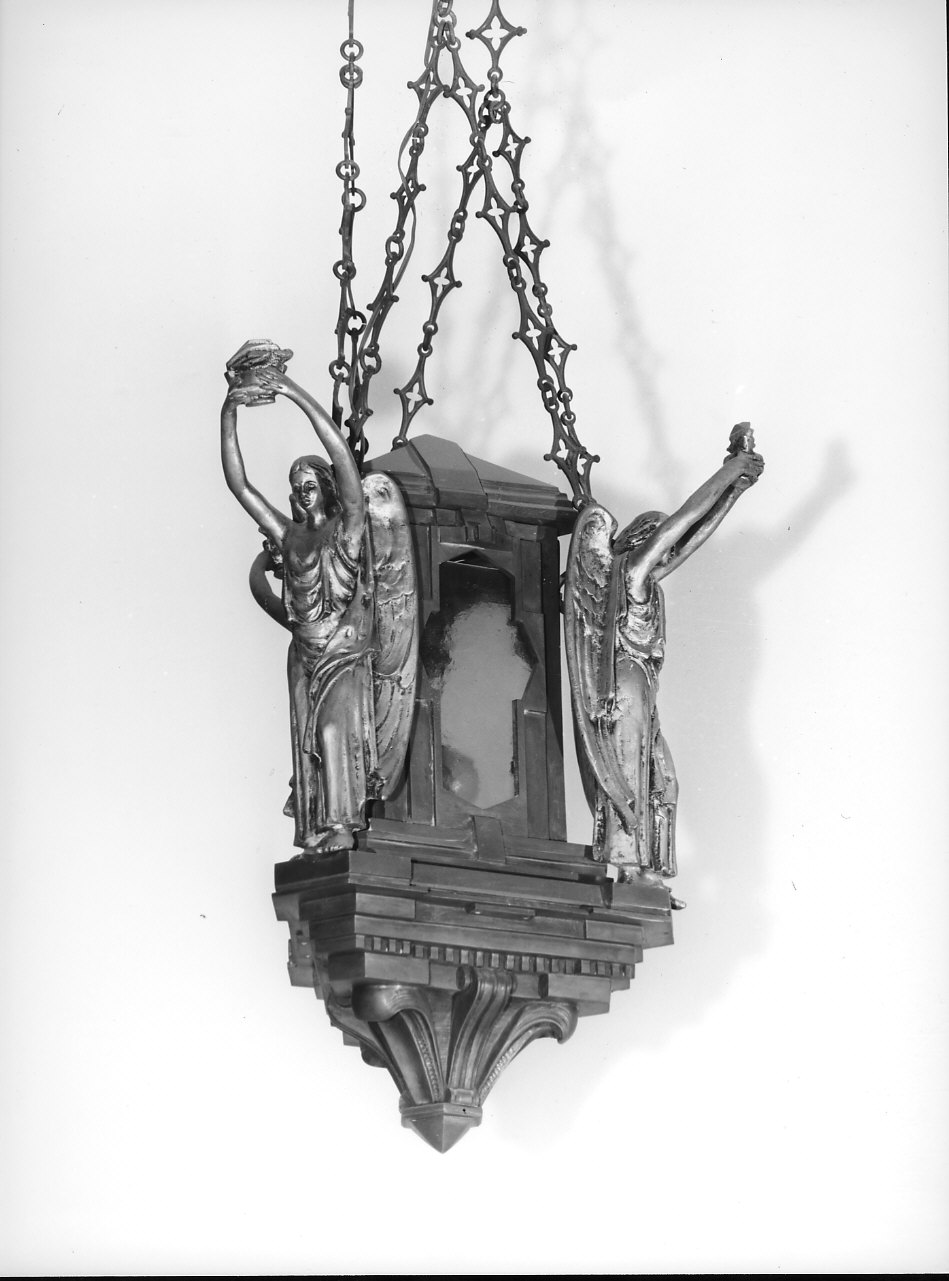 lumino votivo, serie - bottega ligure (sec. XX)