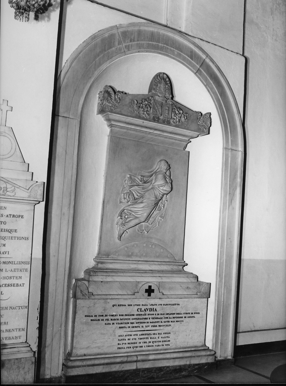 monumento funebre - a lastra, opera isolata di Varni Santo (sec. XIX)