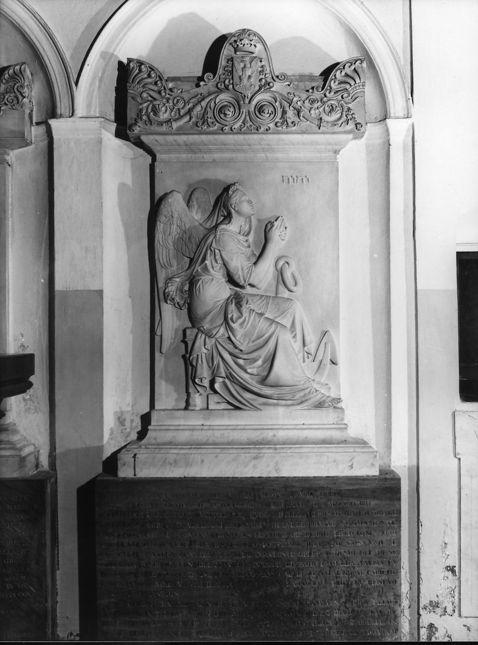 stele funeraria, opera isolata di Varni Santo (prima metà sec. XIX)