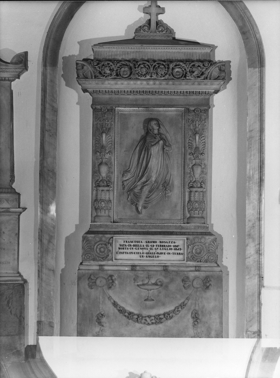 monumento funebre, opera isolata - bottega ligure (sec. XIX)