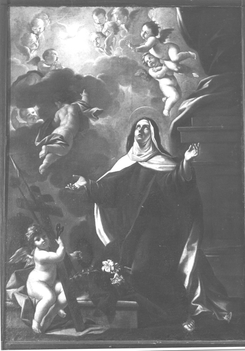Santa Maria Maddalena dei Pazzi (dipinto, opera isolata) - ambito ligure (seconda metà sec. XVII)