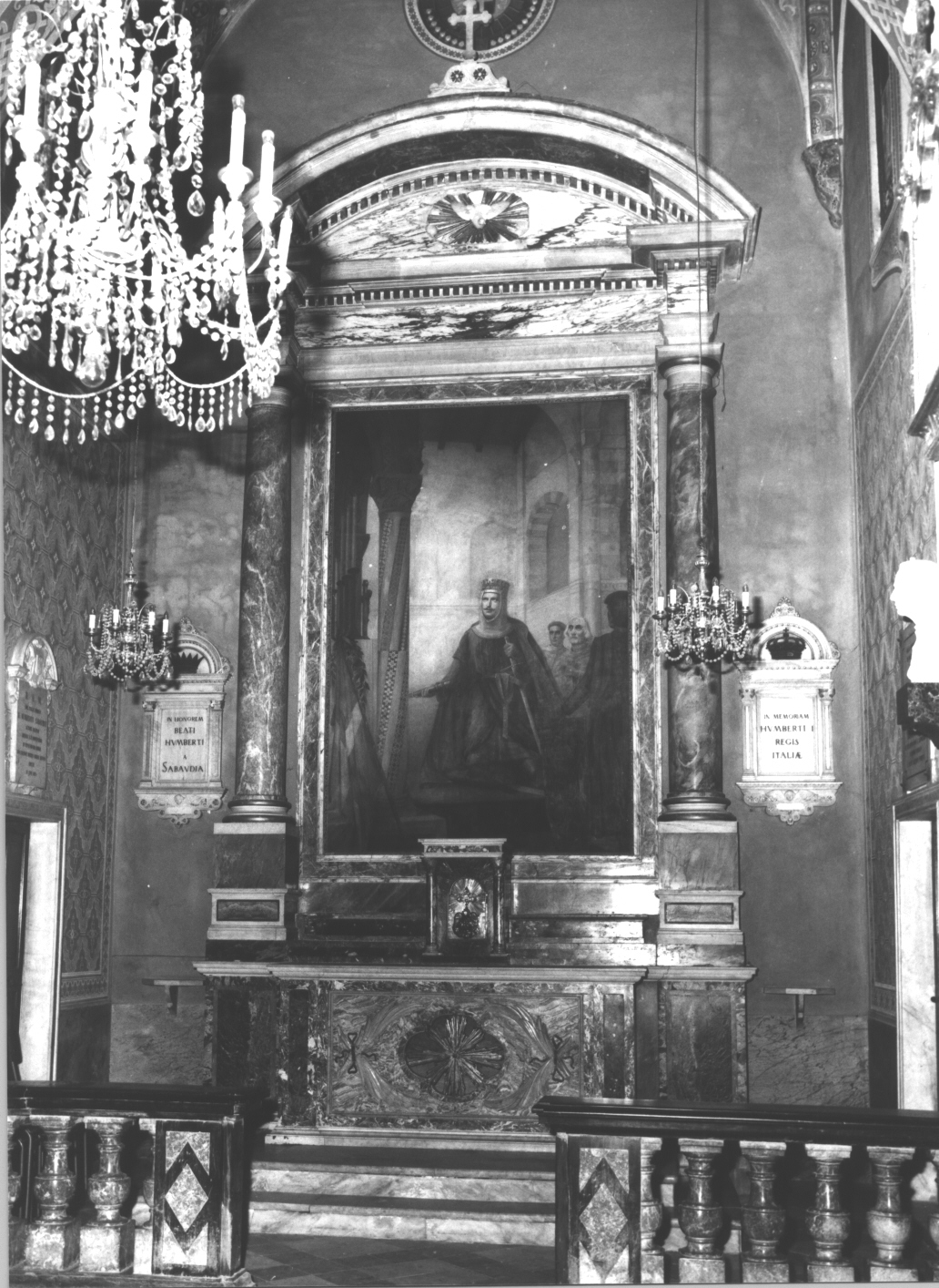 colomba/ motivi decorativi vegetali (altare, opera isolata) di Codda Giuseppe (bottega) (sec. XX)