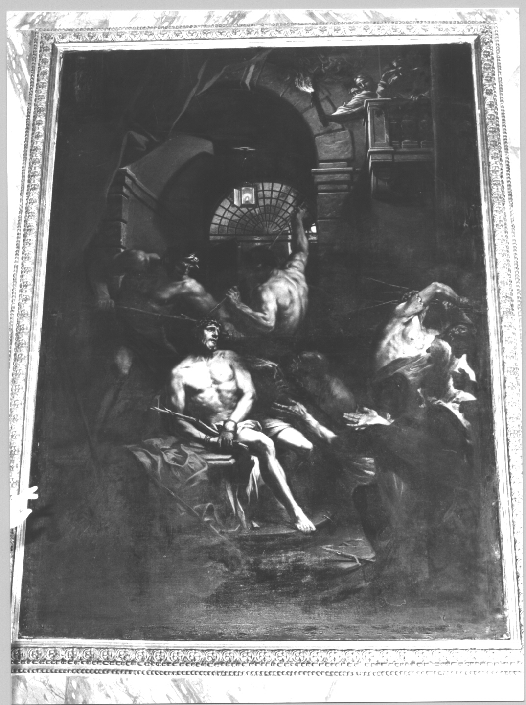 incoronazione di spine (dipinto, opera isolata) di Lesma Antonio (sec. XVIII)