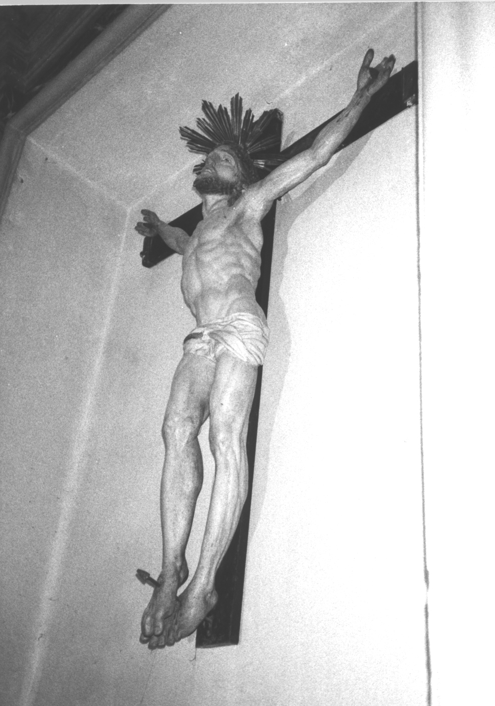 Cristo crocifisso (crocifisso, opera isolata) - bottega ligure (primo quarto sec. XIX)