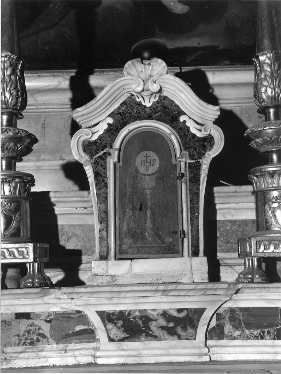calice eucaristico (sportello di tabernacolo, elemento d'insieme) - bottega ligure (sec. XVIII)
