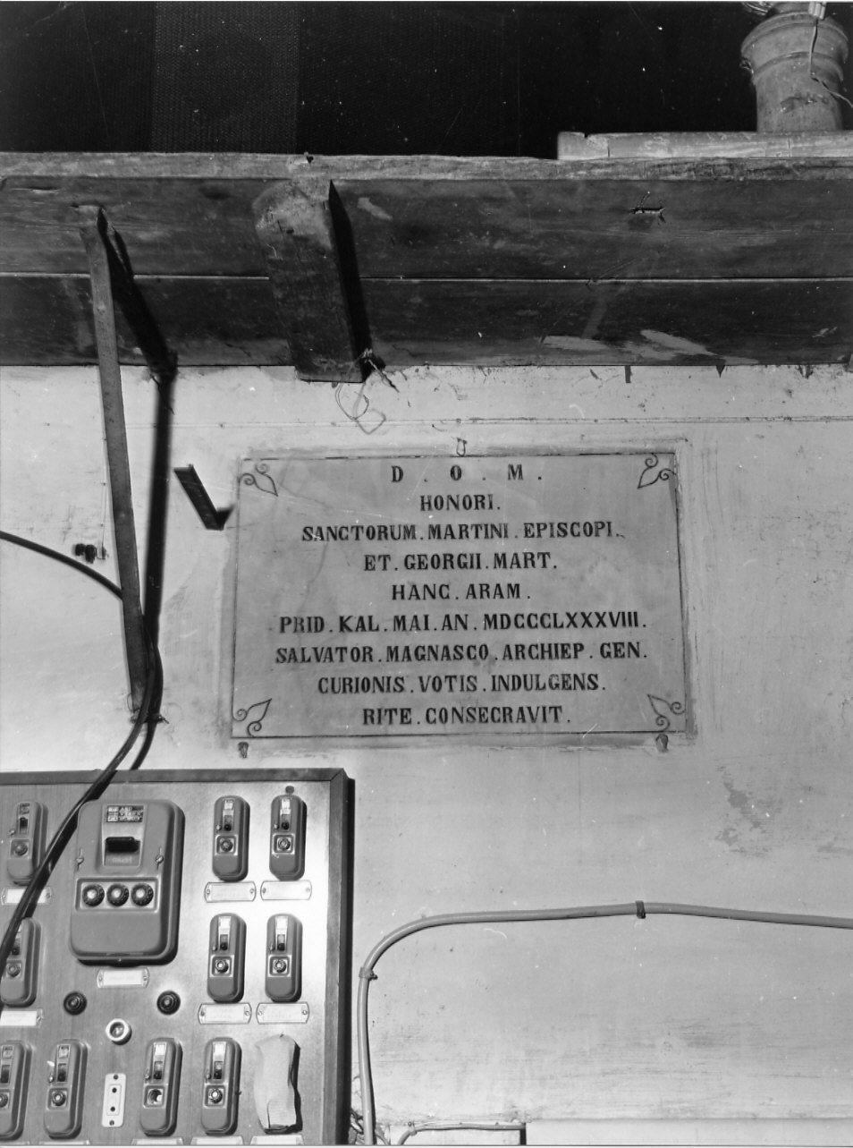 lapide, opera isolata - bottega italiana (sec. XIX)