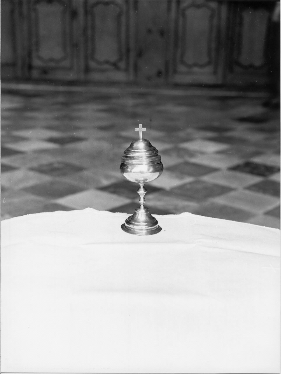 pisside, opera isolata - bottega ligure (ultimo quarto sec. XVIII)