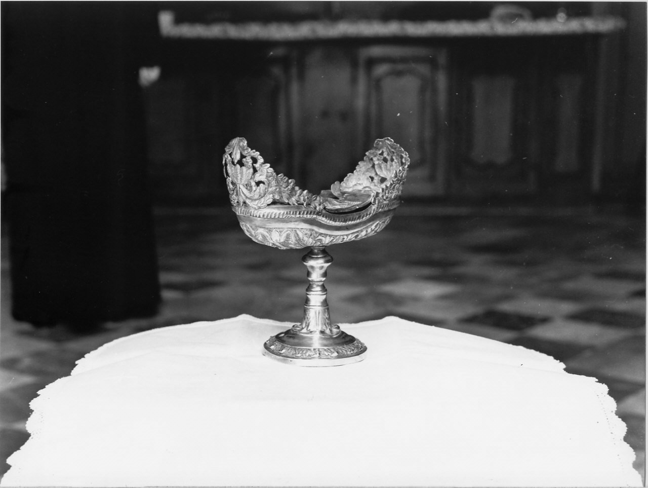 navicella portaincenso, opera isolata - bottega ligure (sec. XIX)