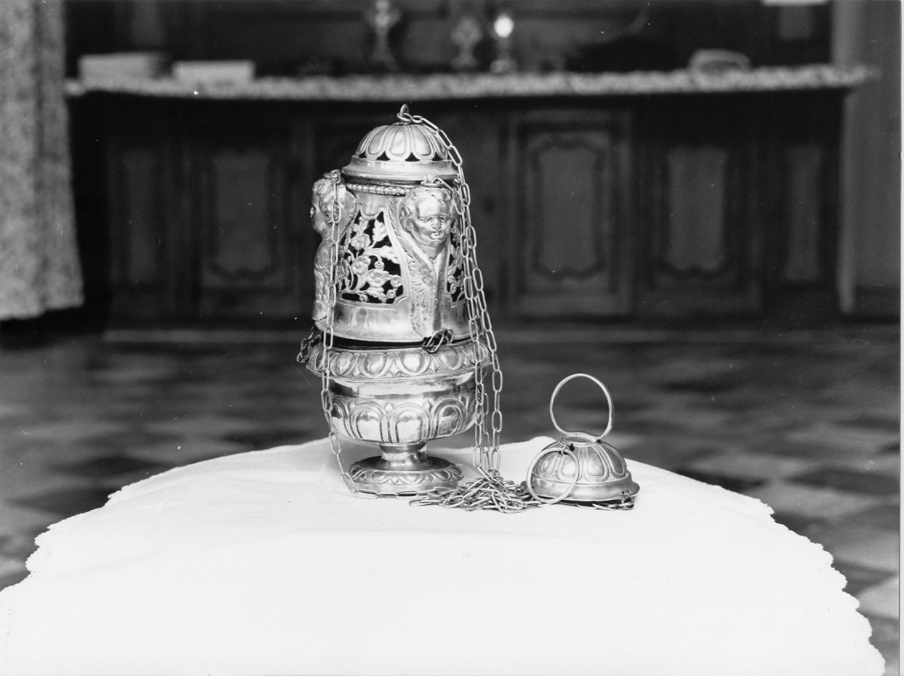 turibolo, opera isolata - bottega ligure (sec. XIX)