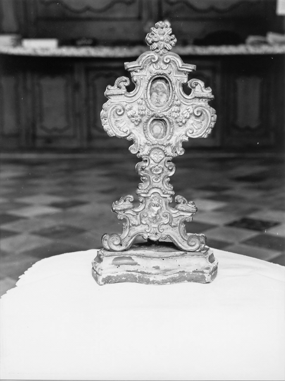 reliquiario - a ostensorio, opera isolata - bottega italiana (sec. XIX)