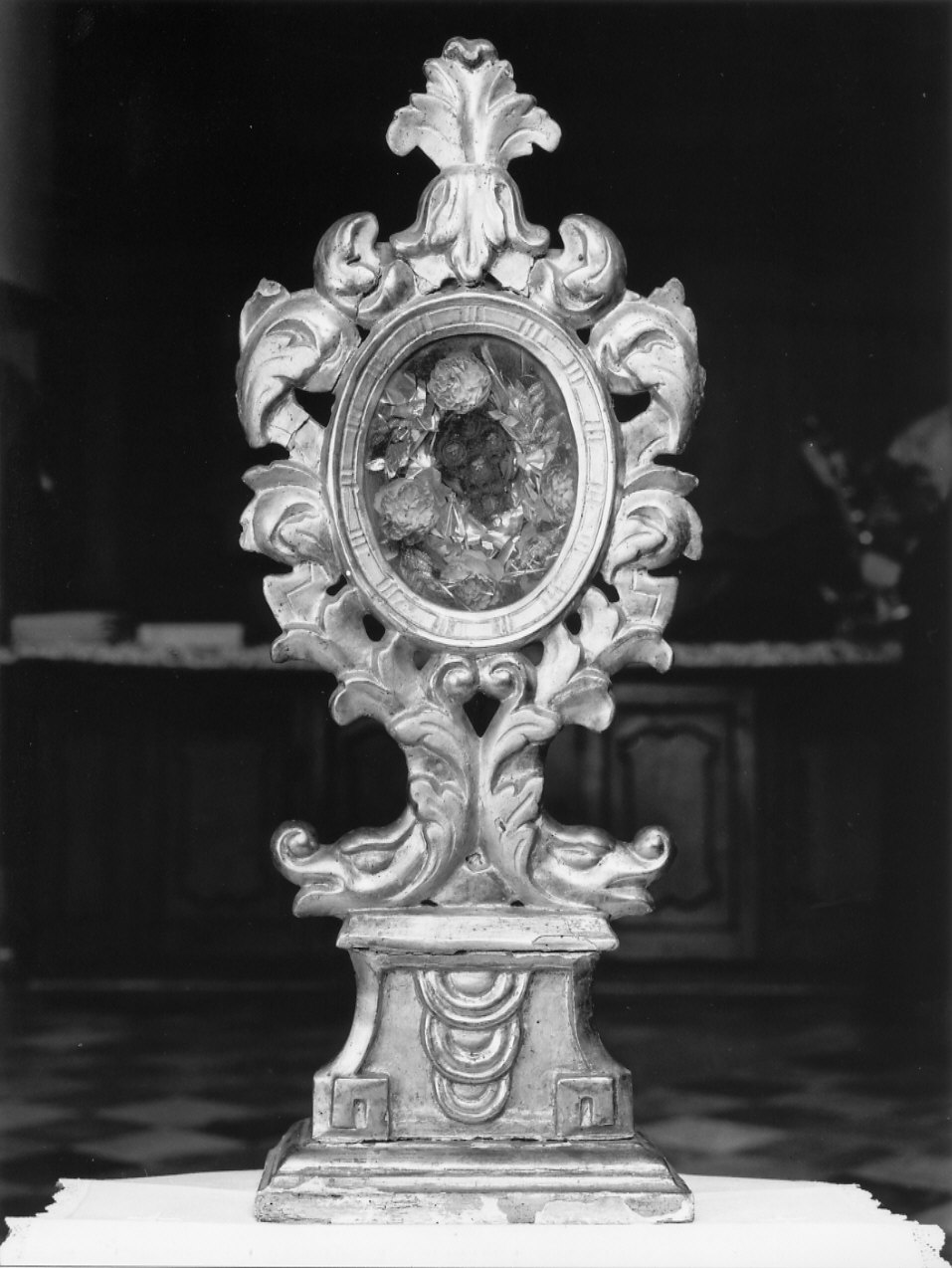 reliquiario - a ostensorio, coppia - bottega ligure (prima metà sec. XIX)