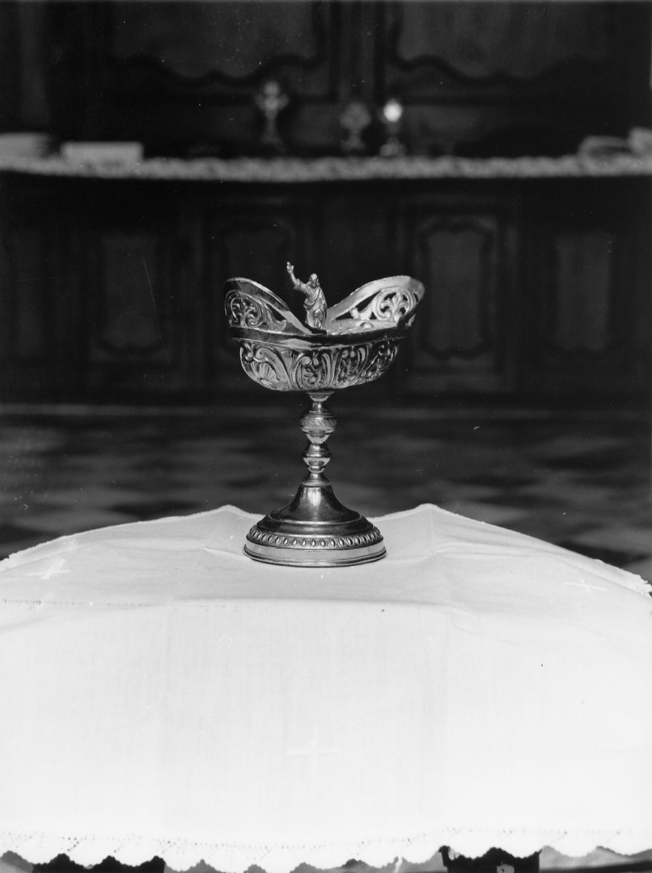 navicella portaincenso, opera isolata - bottega italiana (secc. XVIII/ XIX)