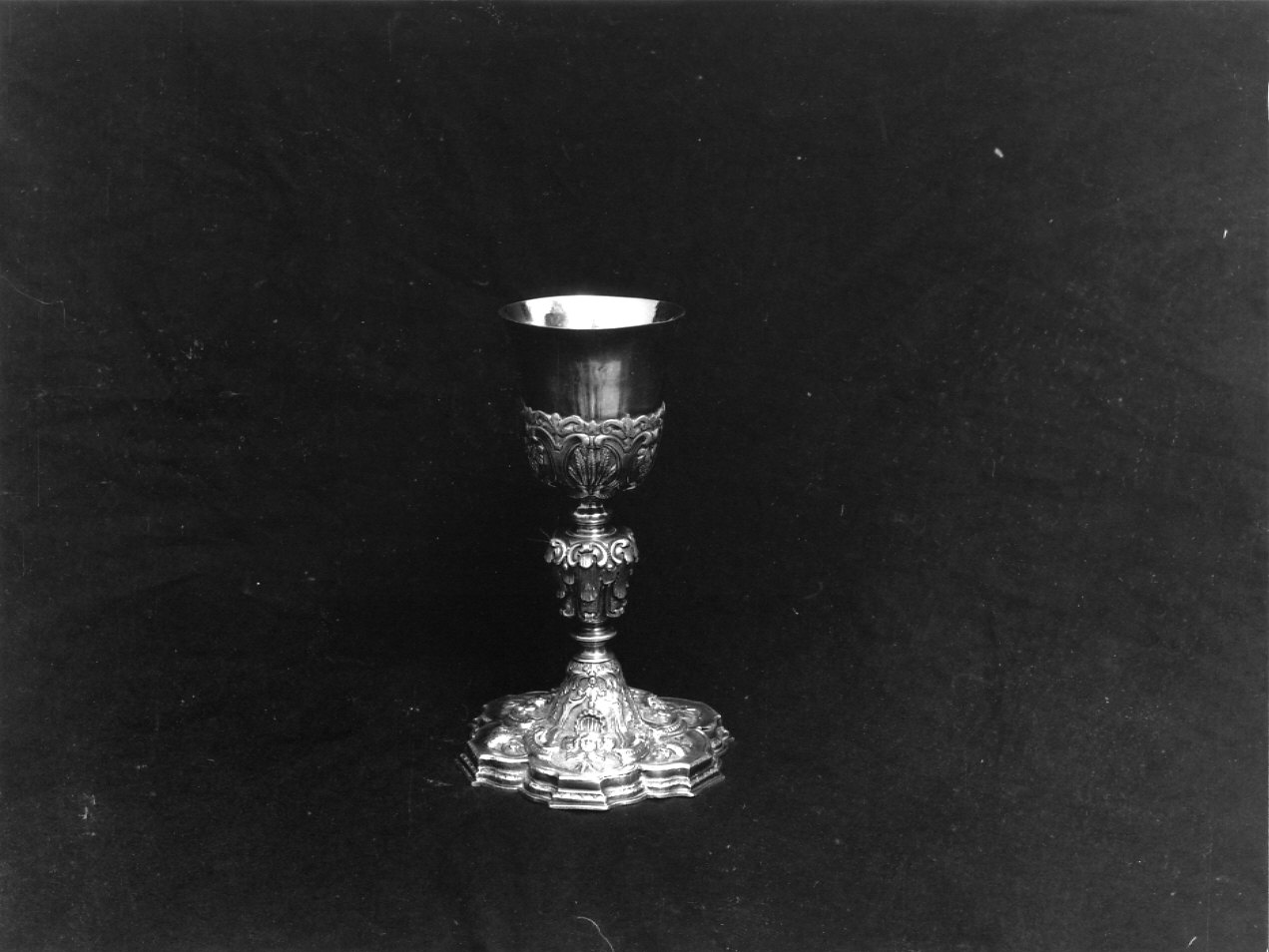 calice, opera isolata - bottega ligure (seconda metà sec. XIX)