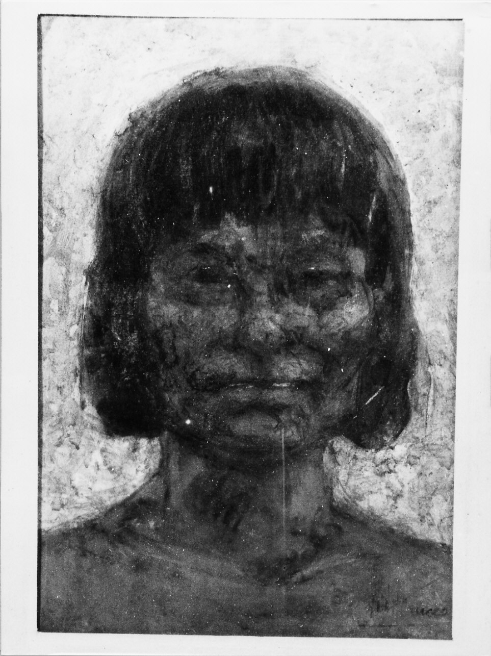 Indio, ritratto d'uomo (dipinto, opera isolata) di Trucco Manlio (sec. XX)