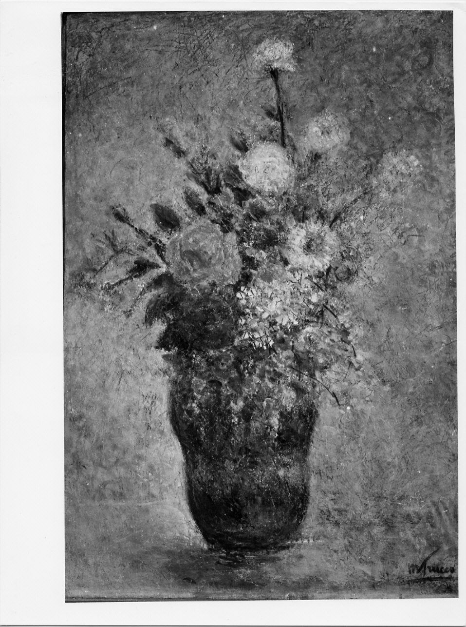 vaso con fiori (dipinto, opera isolata) di Trucco Manlio (sec. XX)