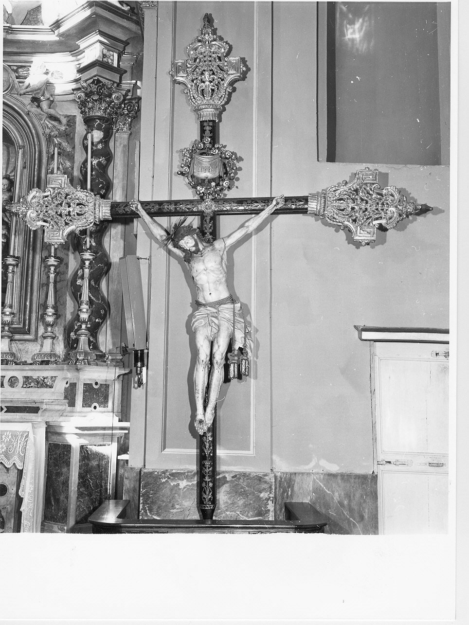 Cristo crocifisso (crocifisso, opera isolata) - bottega italiana (sec. XIX)