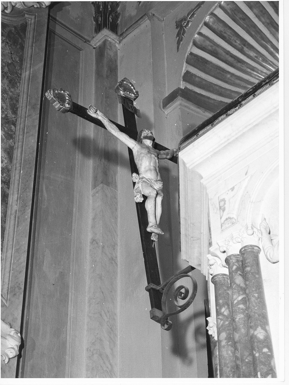 Cristo crocifisso (crocifisso, opera isolata) - bottega ligure (sec. XIX)