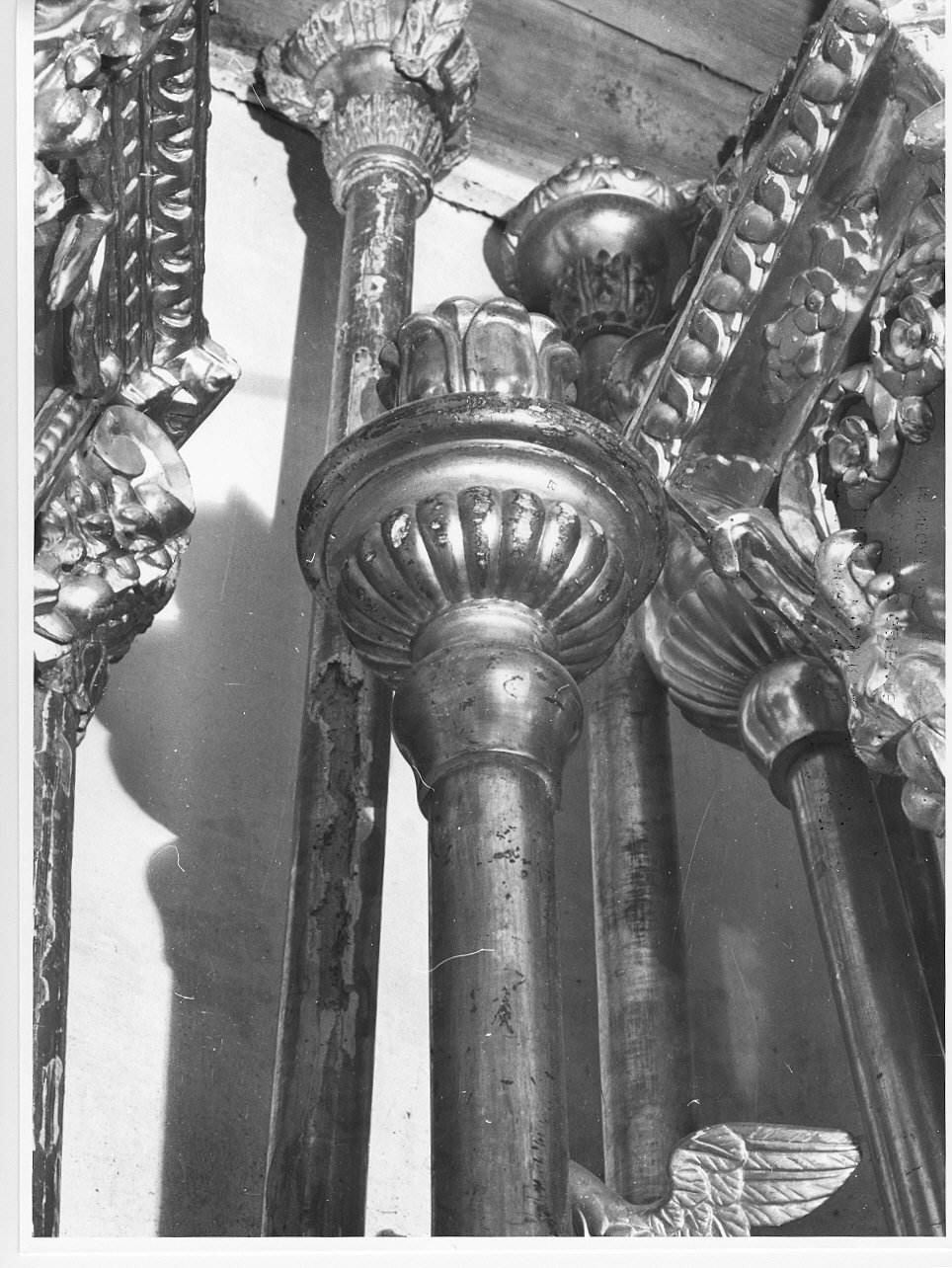 mazza processionale, opera isolata - bottega ligure (sec. XIX)