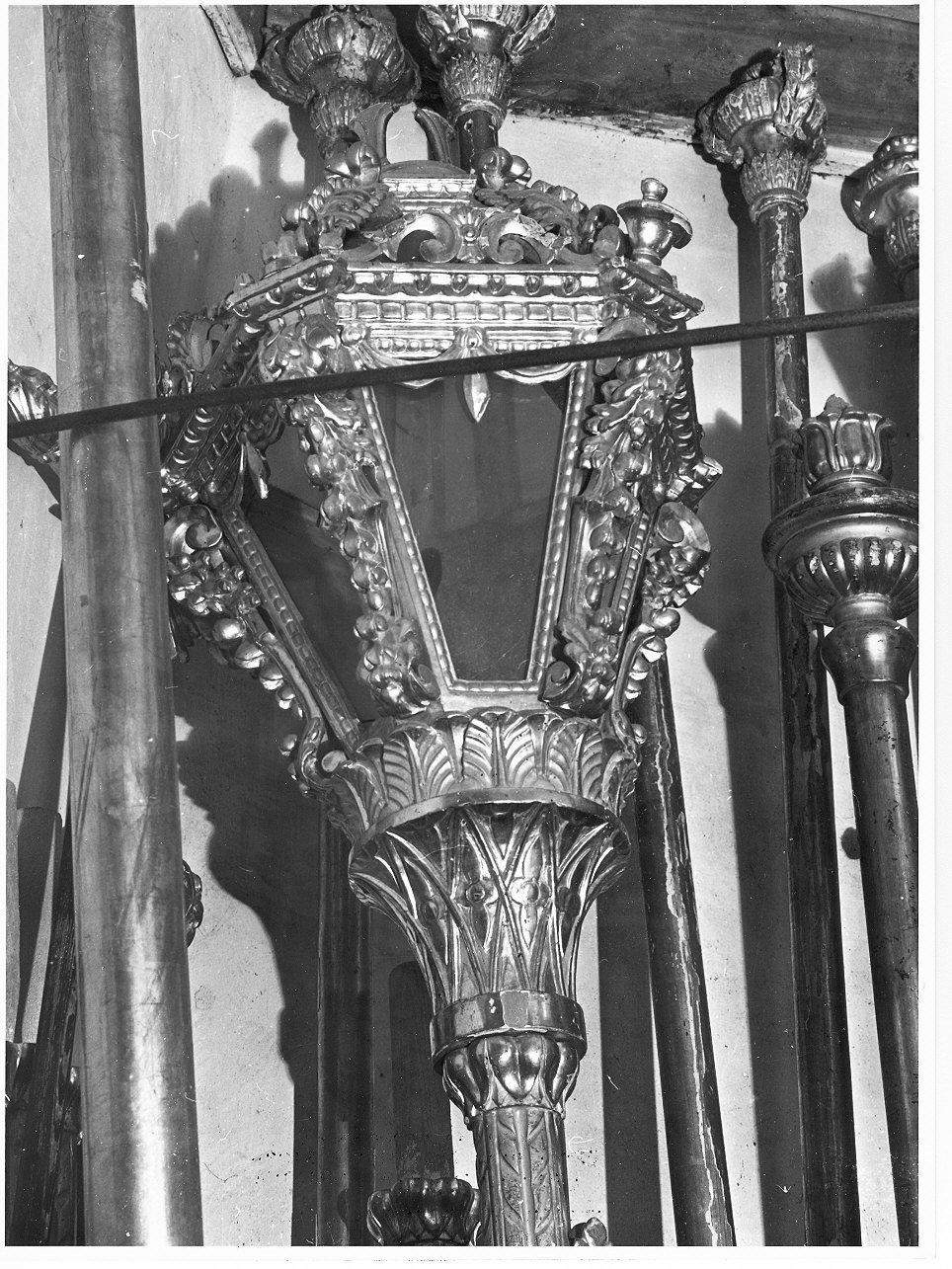 Madonna con Bambino (lanterna processionale, coppia) - bottega ligure (sec. XIX)