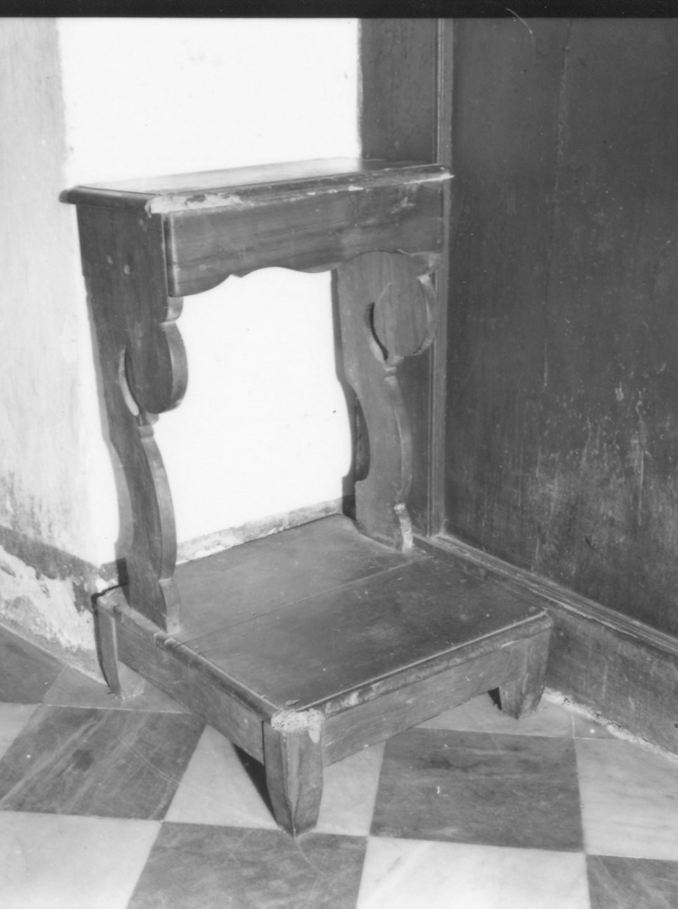 inginocchiatoio, coppia - bottega ligure (sec. XVIII)