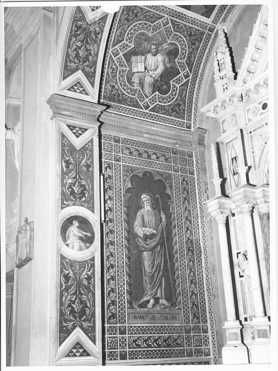 Virtù Teologali (dipinto, elemento d'insieme) di Venturini Nazareno (primo quarto sec. XX)