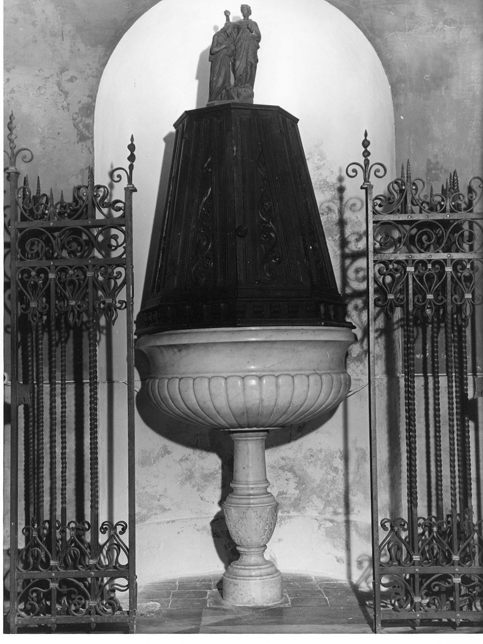 fonte battesimale, opera isolata - bottega ligure (sec. XIX)