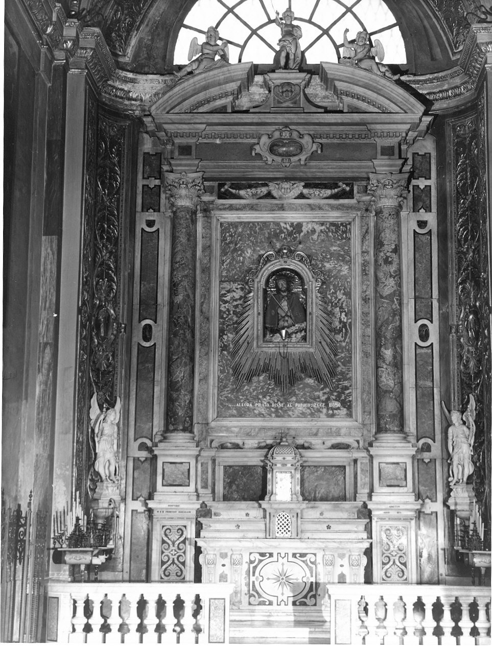 angioletti (altare, opera isolata) - bottega ligure (terzo quarto sec. XVII, sec. XIX)