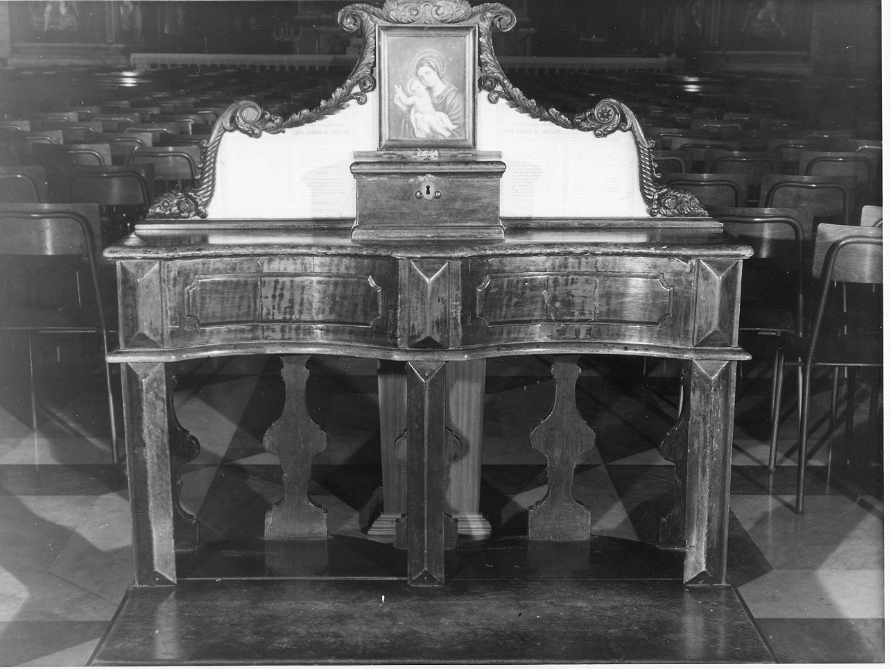 inginocchiatoio, opera isolata - bottega ligure (sec. XIX)