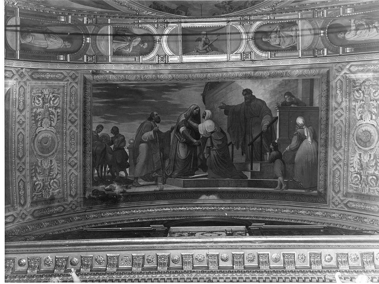 visitazione (dipinto, elemento d'insieme) di Pucci Camillo (secondo quarto sec. XIX)