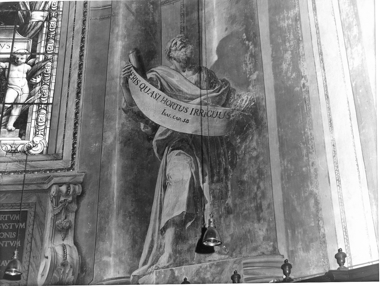 Isaia (dipinto, elemento d'insieme) di Baratta Carlo Alberto (inizio sec. XIX)