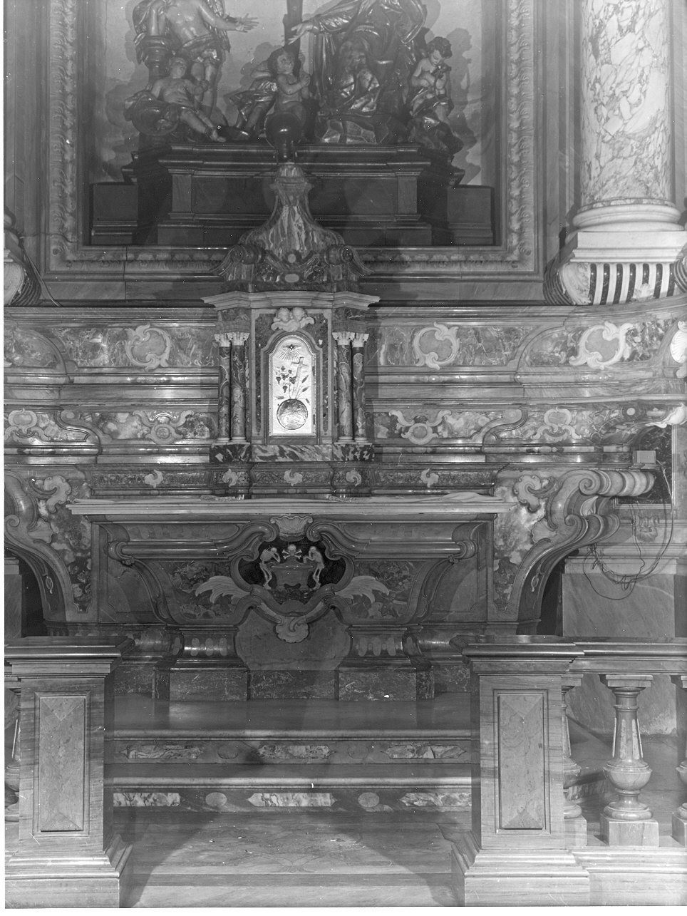 allegoria del Tempo (altare, opera isolata) - bottega ligure (prima metà sec. XVIII)