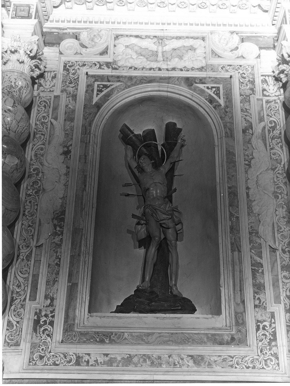 San Sebastiano (scultura, opera isolata) di Repetti Pietro (sec. XVIII)