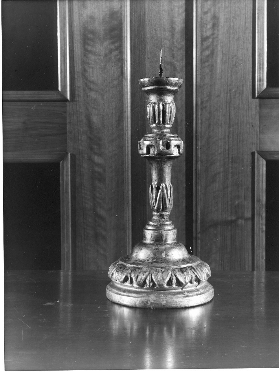 candeliere d'altare, coppia - bottega ligure (sec. XIX)