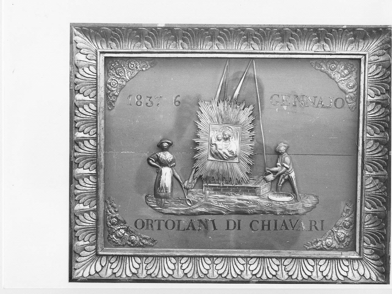 miracolo della Madonna dell'Orto (ex voto, opera isolata) - bottega ligure (secondo quarto sec. XIX)