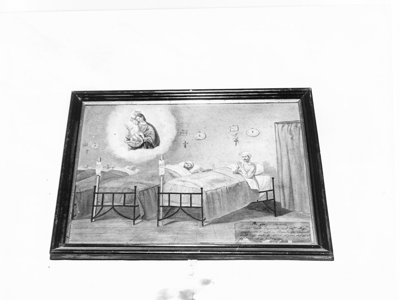 miracolo della Madonna dell'Orto (ex voto, opera isolata) - ambito ligure (terzo quarto sec. XIX)