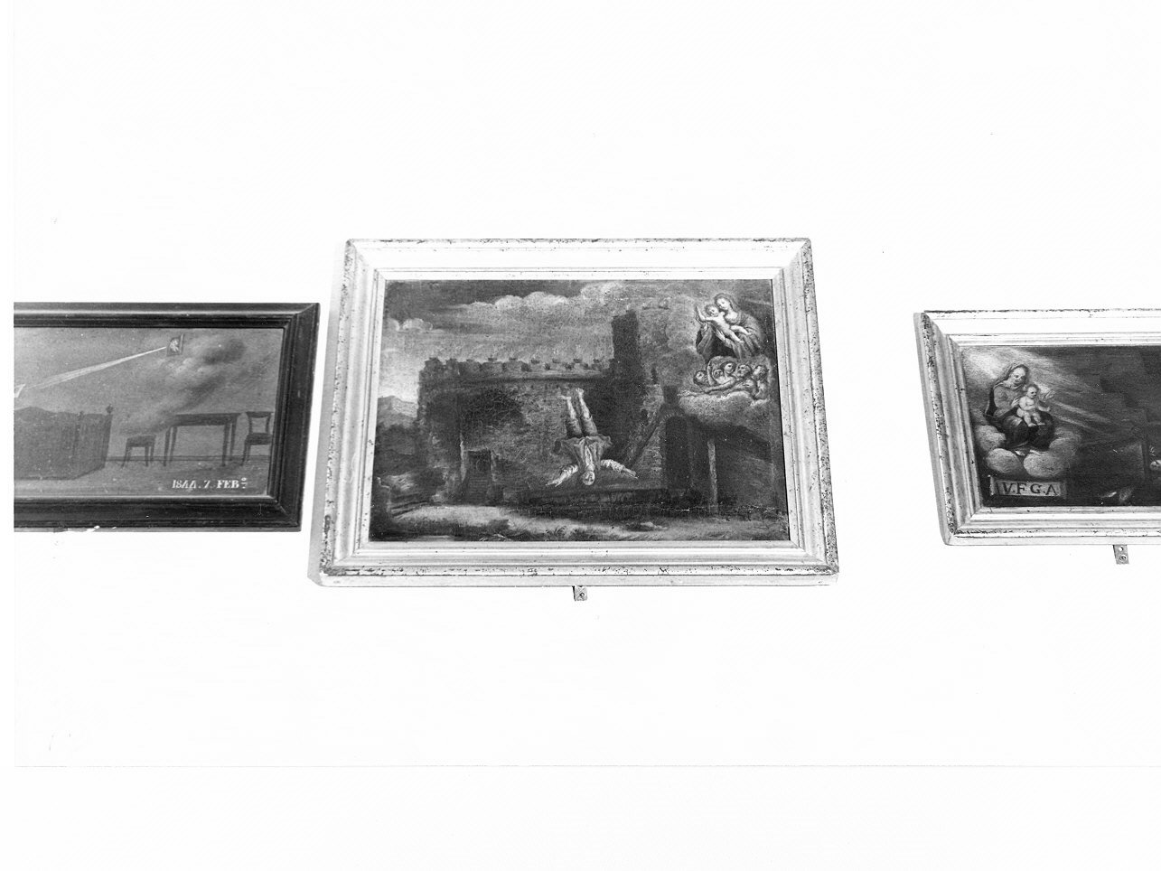 miracolo della Madonna dell'Orto (ex voto, opera isolata) - ambito ligure (inizio sec. XIX)