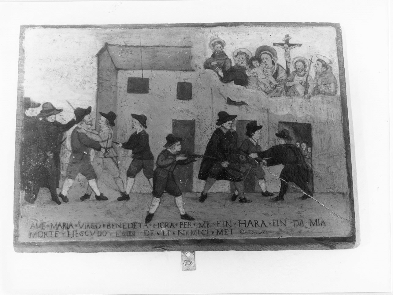 miracolo della Madonna dell'Orto (ex voto, opera isolata) - ambito ligure (sec. XVIII)