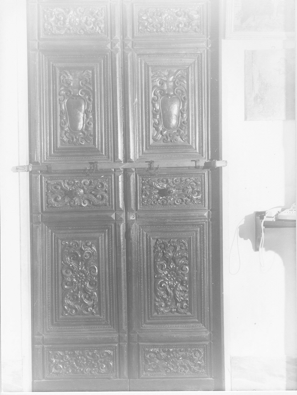 porta - a due battenti, opera isolata - bottega ligure (sec. XVII)