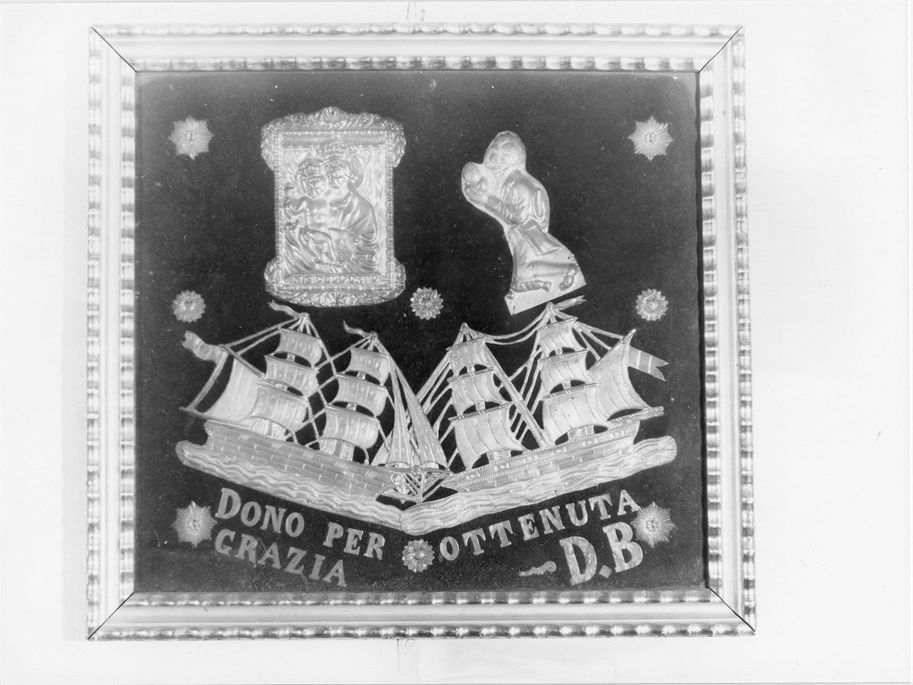 miracolo della Madonna dell'Orto (ex voto, opera isolata) - bottega ligure (fine sec. XIX)