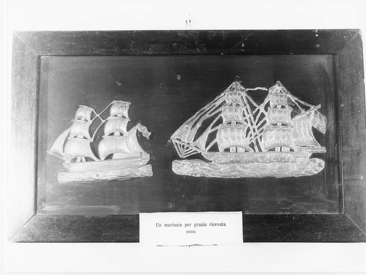 veliero (ex voto, opera isolata) - bottega ligure (sec. XIX)