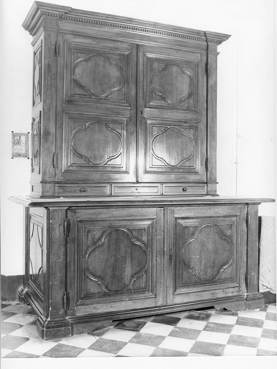 armadio da sacrestia, coppia - bottega ligure (fine sec. XVIII)