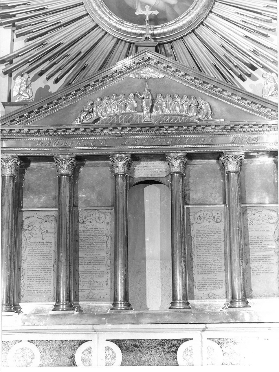 ultima cena (decorazione plastico-architettonica, opera isolata) - bottega ligure (secondo quarto sec. XIX)