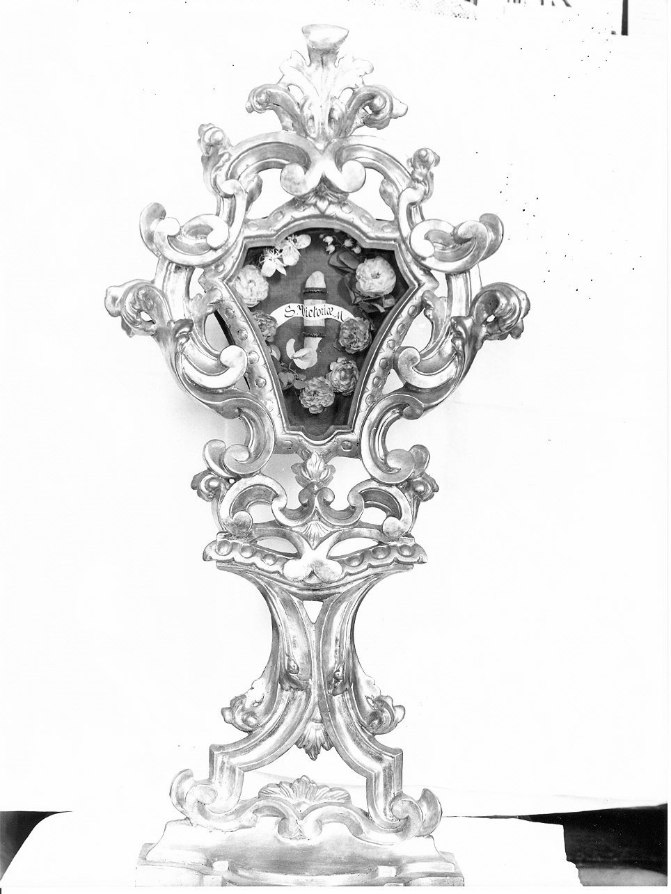 reliquiario, serie - bottega ligure (metà sec. XIX)