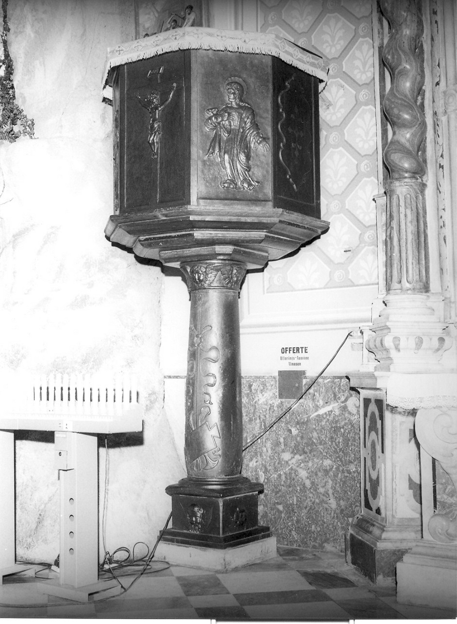 pulpito, opera isolata - bottega ligure (prima metà sec. XVI)